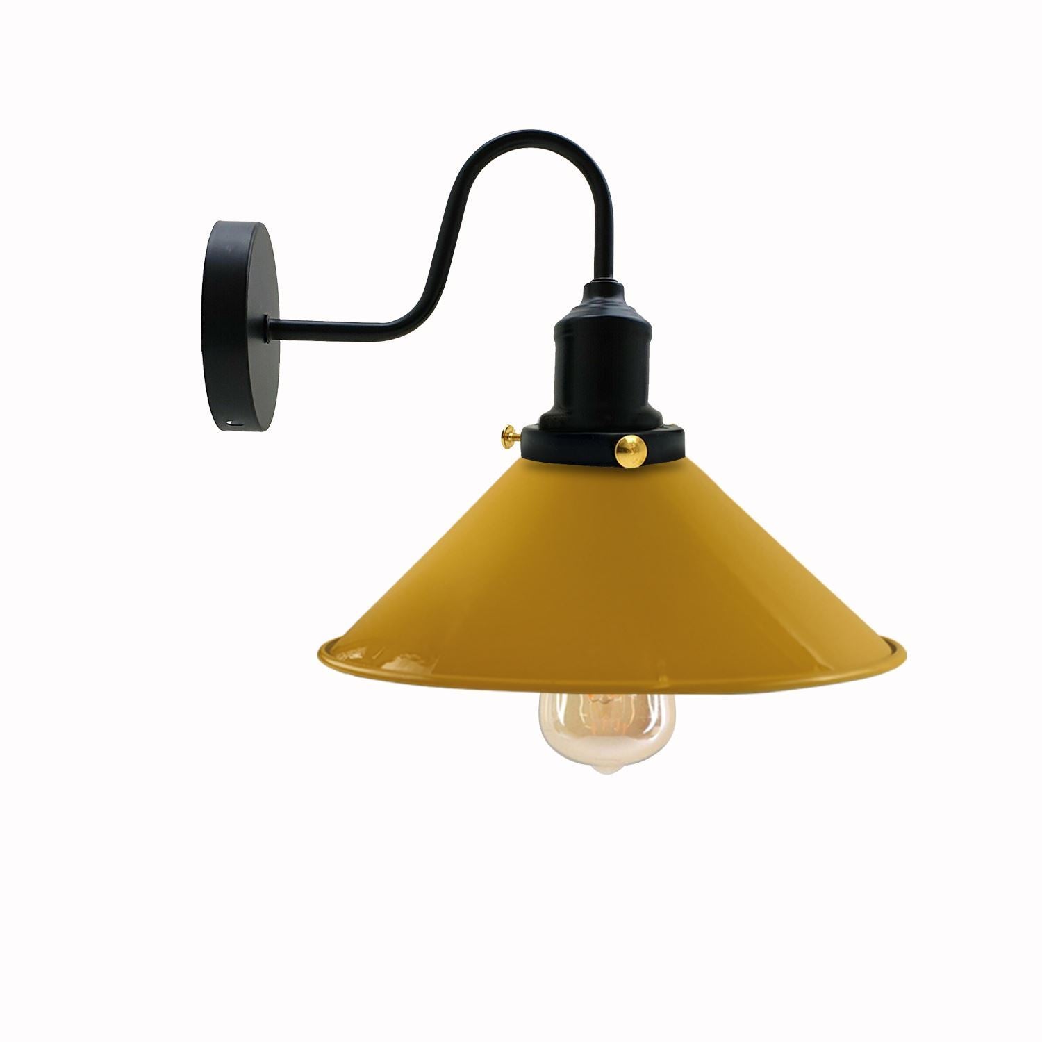 Industrial Wall Lights Indoor Swan Neck Indoor Sconce