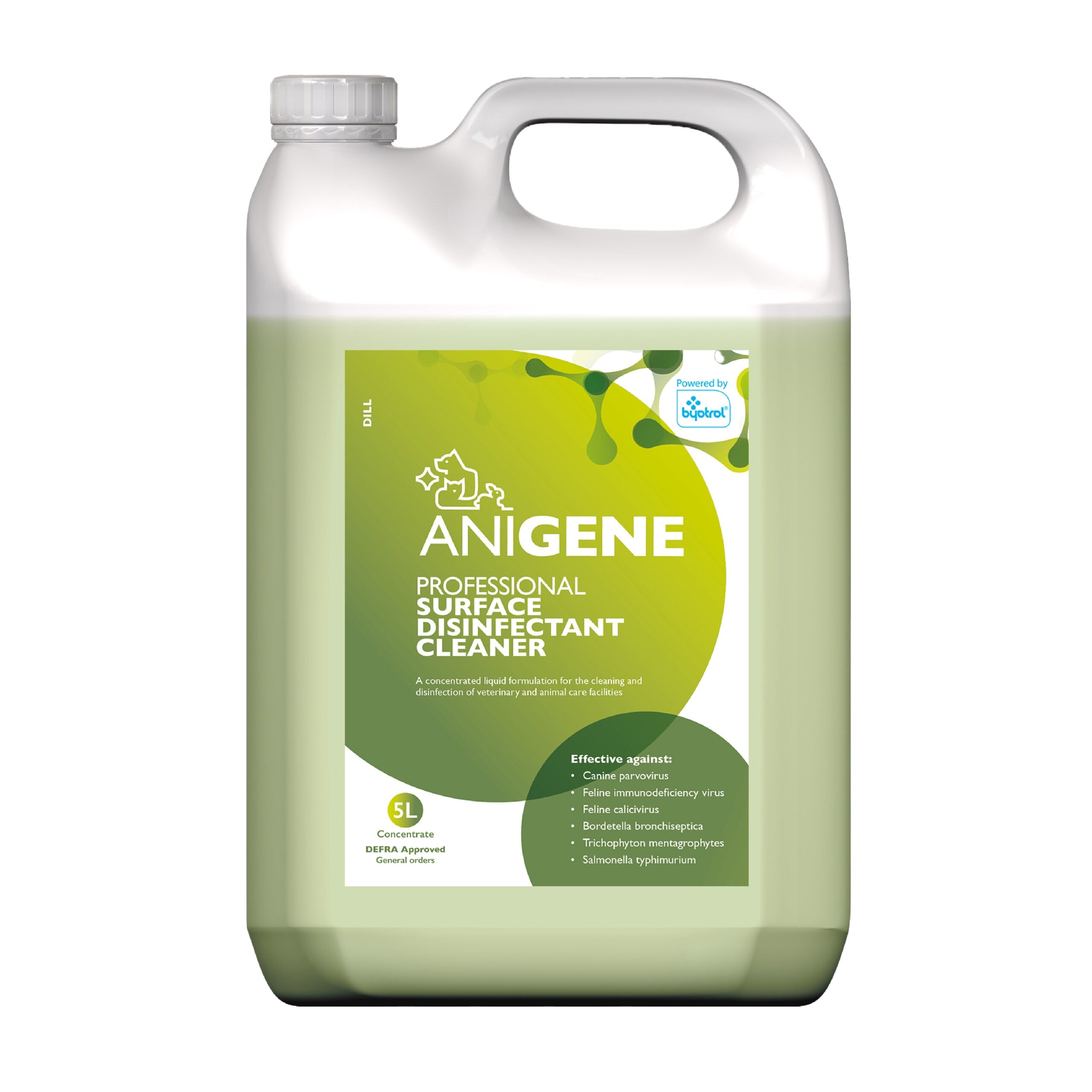 Anigene Professional Disinfectant Cleaner – Dill - 5 Litre