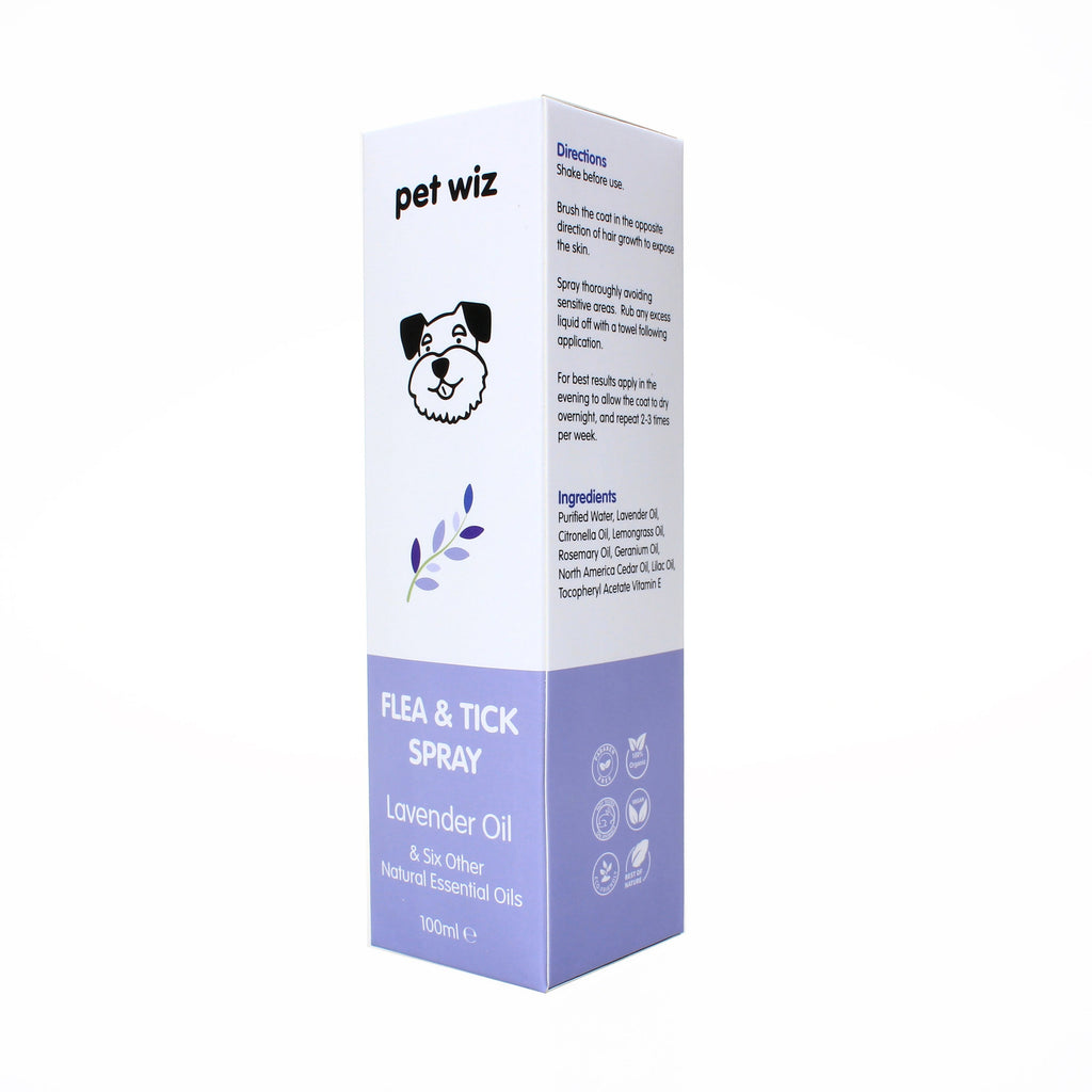 Organic Flea & Tick Spray for Dogs & Cats