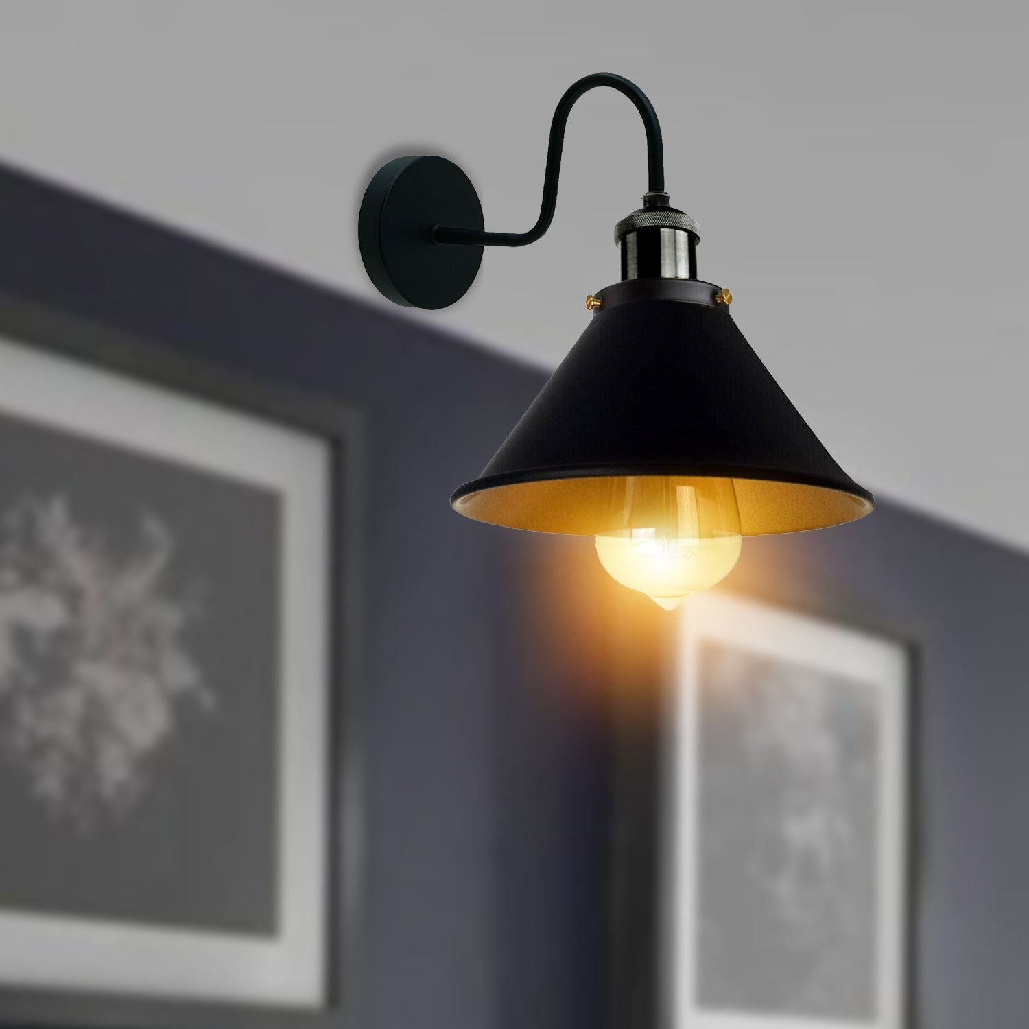 Wall Sconces Indoor E27 Swan Neck Vintage Industrial