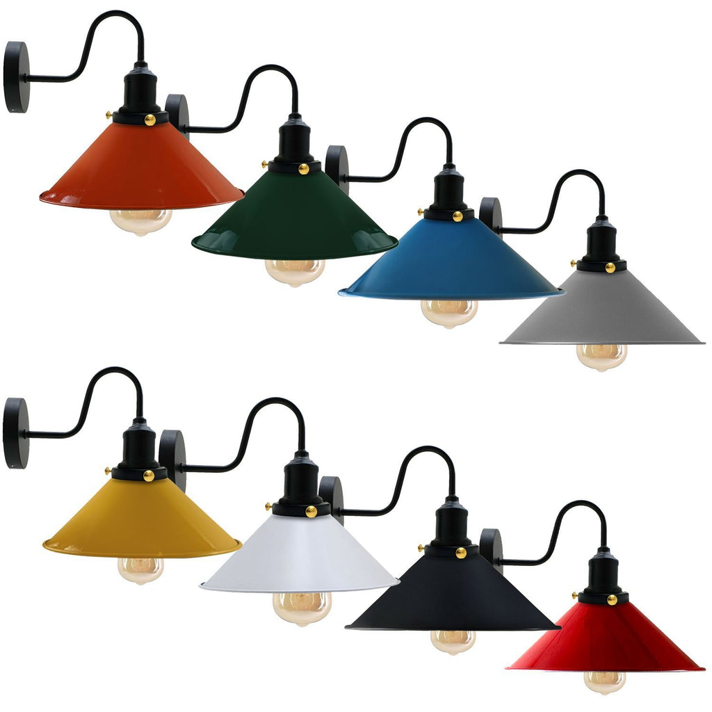 Industrial Wall Lights Indoor Swan Neck Indoor Sconce