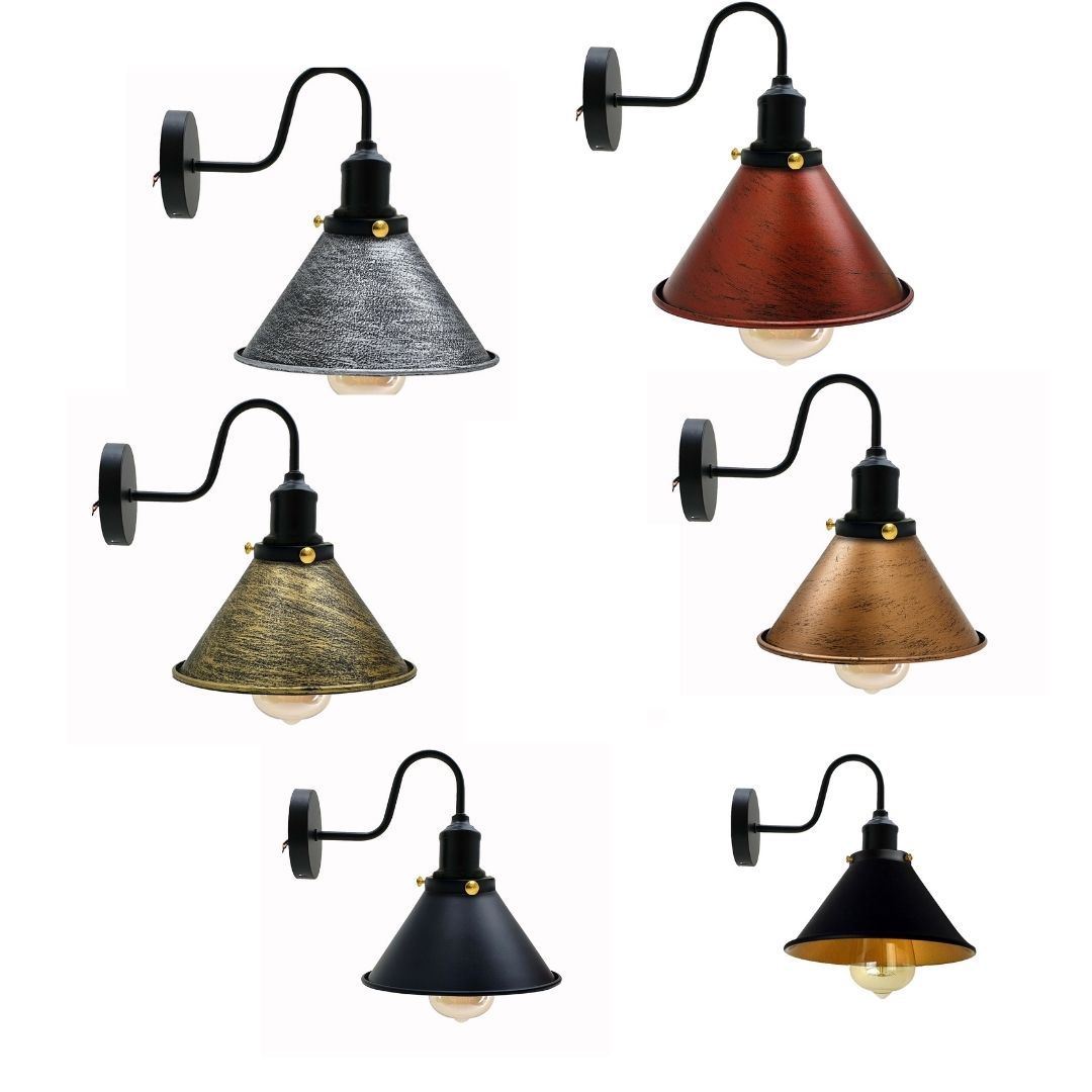 Wall Sconces Indoor E27 Swan Neck Vintage Industrial