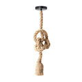 2m Rope Cage Vintage Ceiling Pendant Light