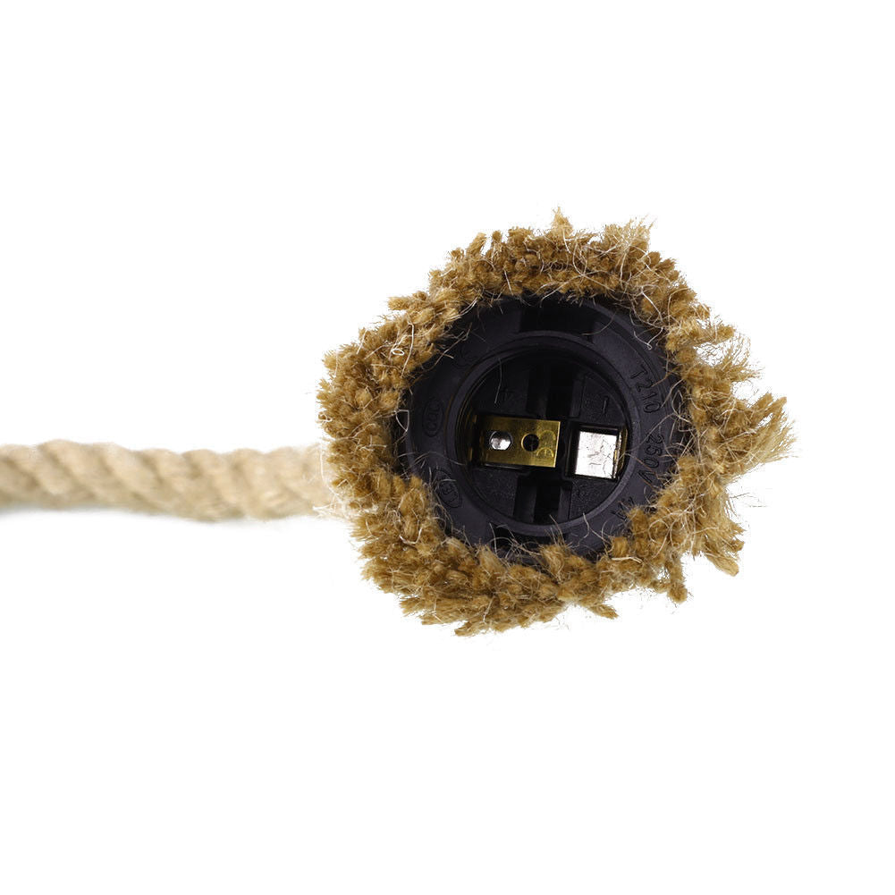2m Rope Cage Vintage Ceiling Pendant Light